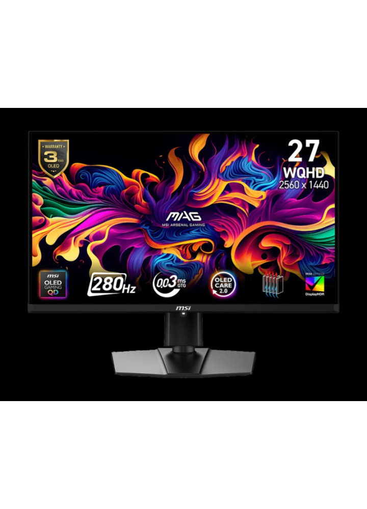 Écran MSI MAG 271QP QD-OLED X28 (9S6-3CF19T-001)