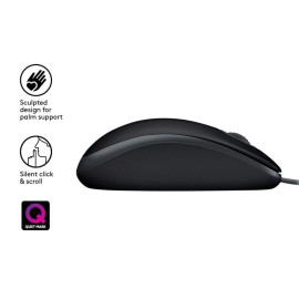 Souris Logitech B110 Silent USB Noir (910-005508)