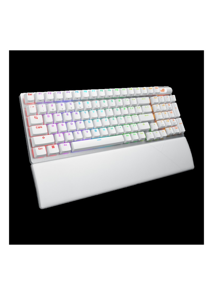 Clavier ASUS CLAVIER ROG Strix Scope II 96 RX Wireless White (90MP03S0-BKFA30)
