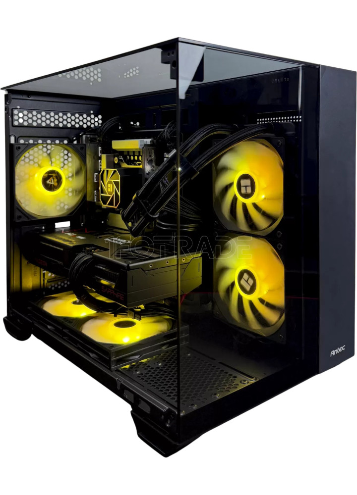 PC de bureau PC Gamer - Master - Titan Edge Gold Intel Core Ultra 5 245F/16G/1T/AMD Radeon RX 9070/Microsoft Windows Windows 11