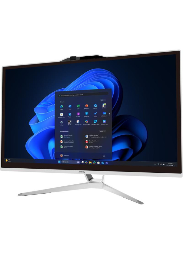 PC All-in-One MSI PRO AP222T 14MA-605EU 21,5" tactile Core i3-14100/8Go DDR5/SSD512Go/Windows 11 Home